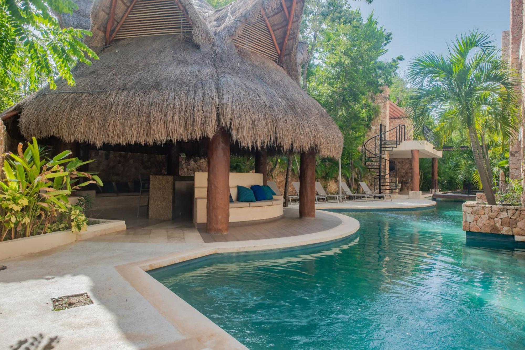 Luxury Aldea Zama 2Bed - 2Bat Apartment Private Terrace & Swim Up Tulum Esterno foto